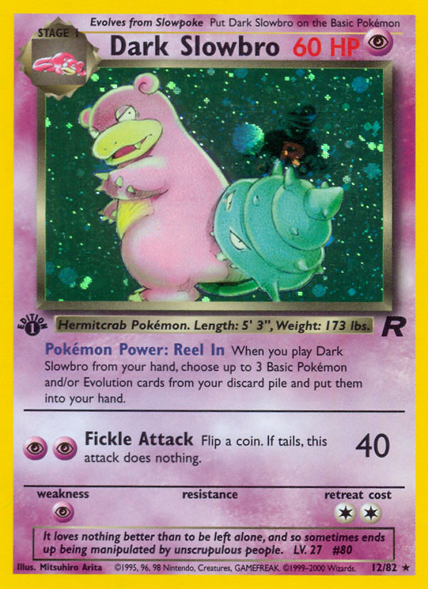 Dark Slowbro — illustrated card