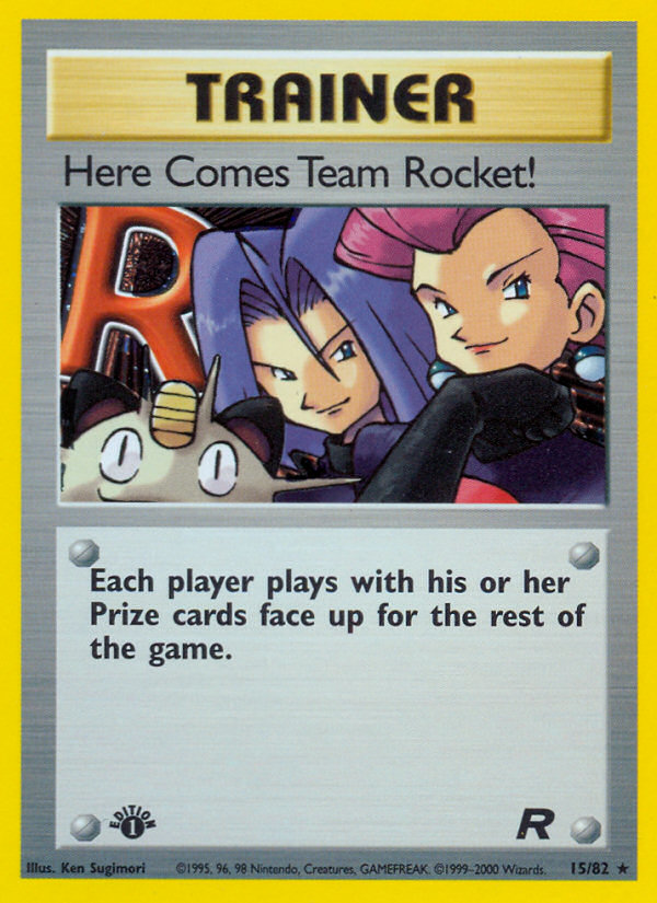 Here Comes Team Rocket! — illustrated card