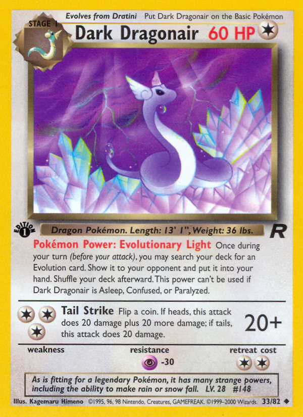 Dark Dragonair — illustrated card