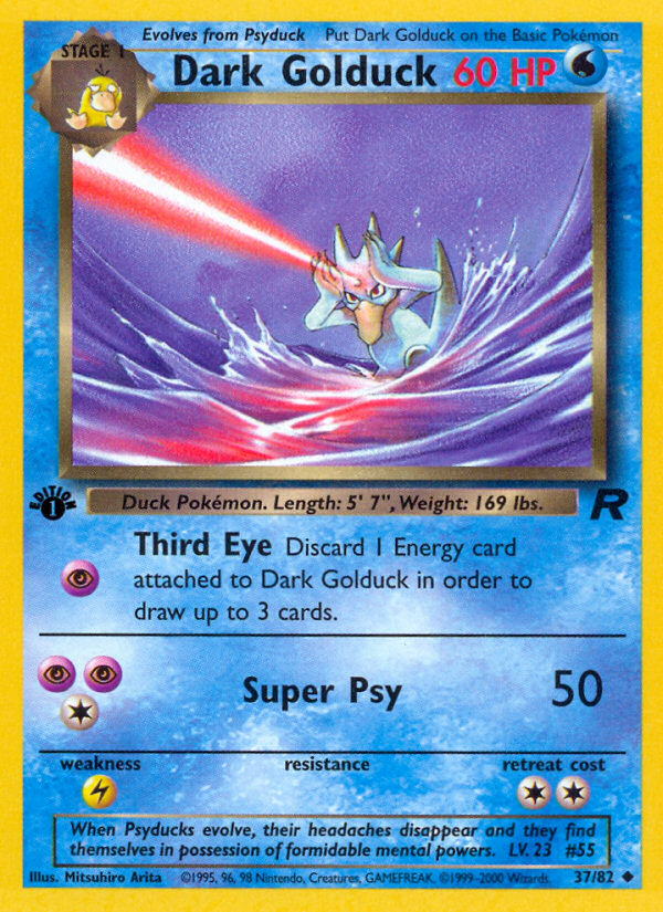 Dark Golduck — illustrated card