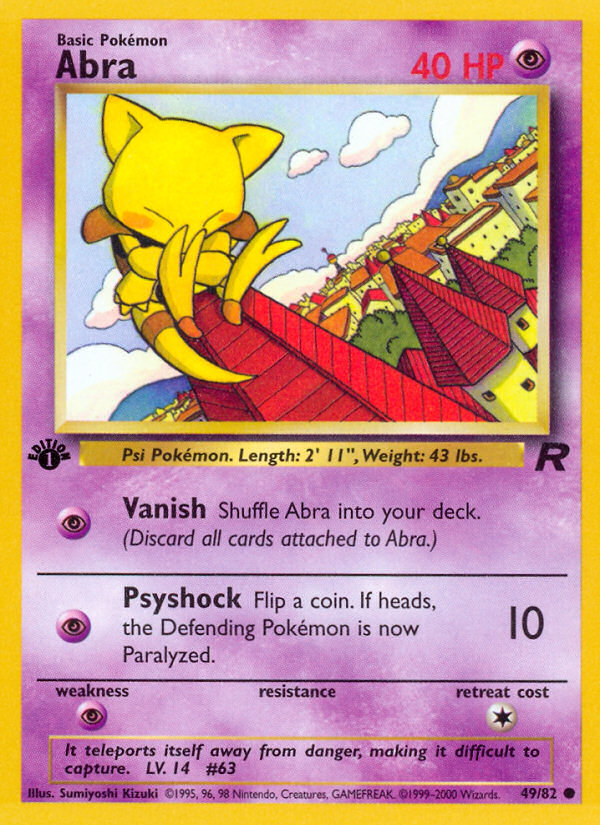 Abra — illustrated card