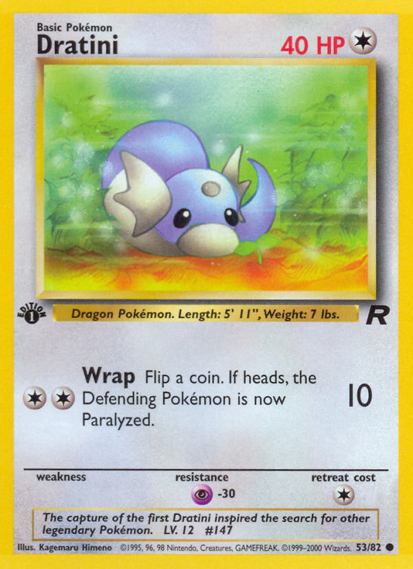 Dratini — illustrated card