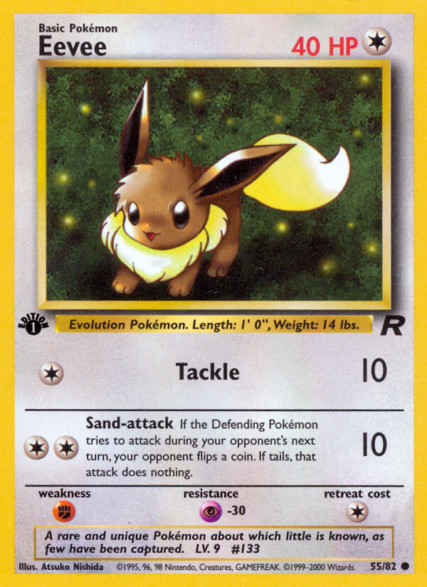 Eevee — illustrated card