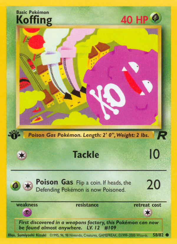 Koffing — illustrated card