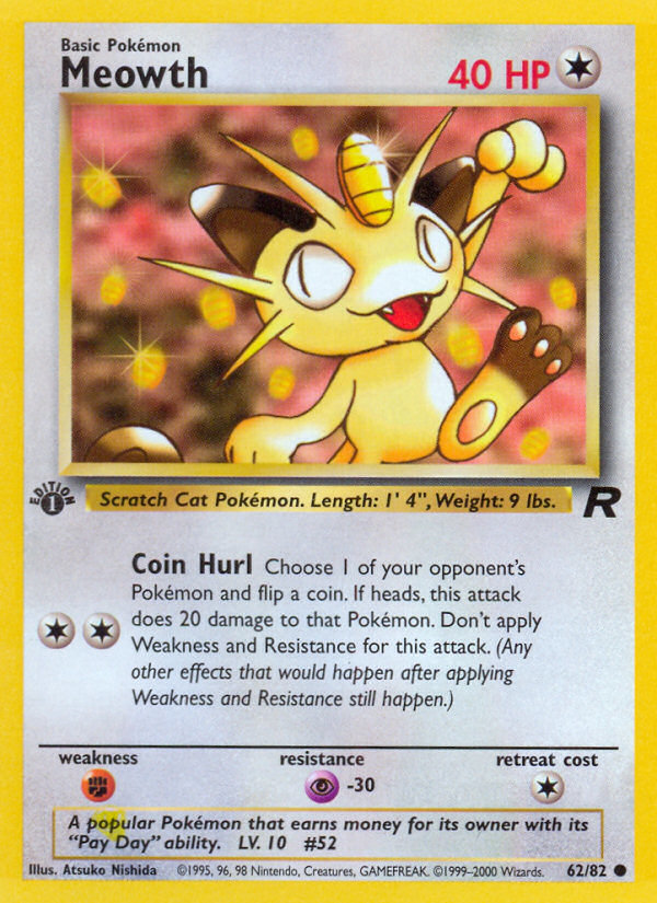 Meowth — illustrated card