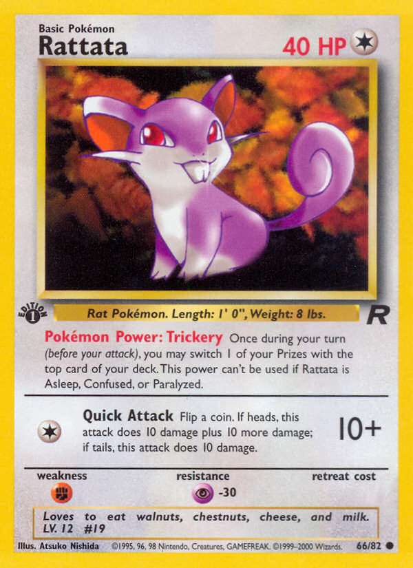Rattata — illustrated card