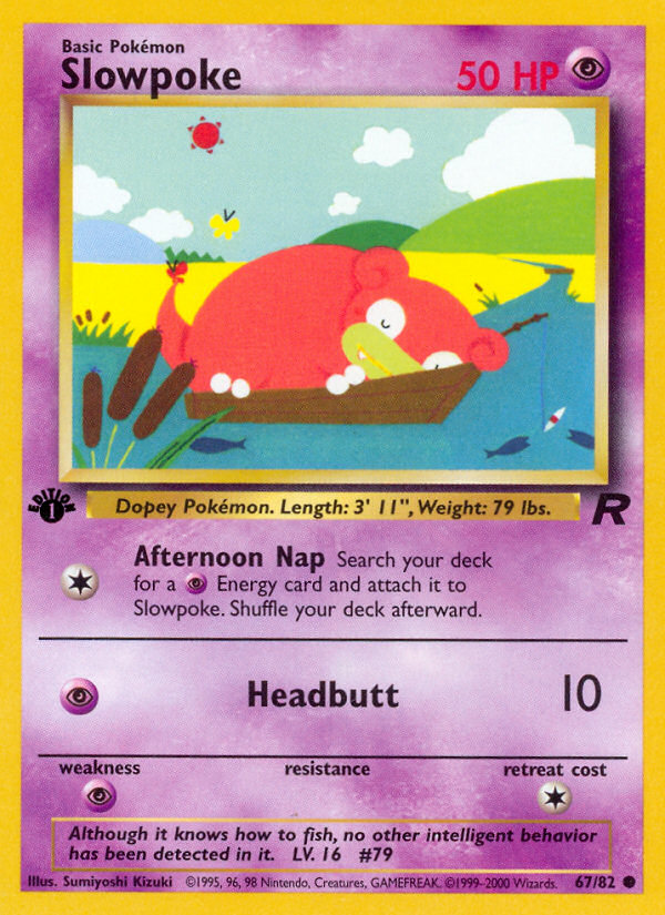 Slowpoke — illustrated card