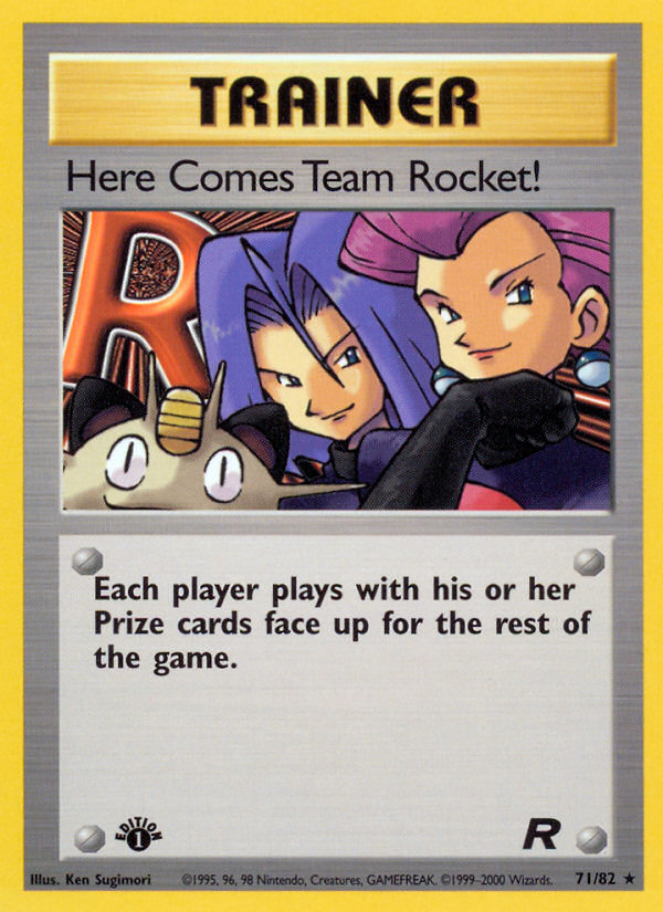 Here Comes Team Rocket! — illustrated card