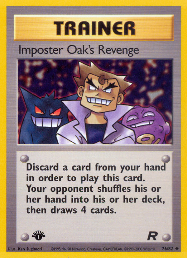 Imposter Oak's Revenge — illustrated card