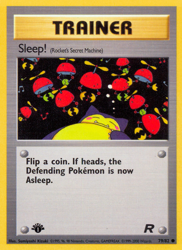 Sleep! — illustrated card