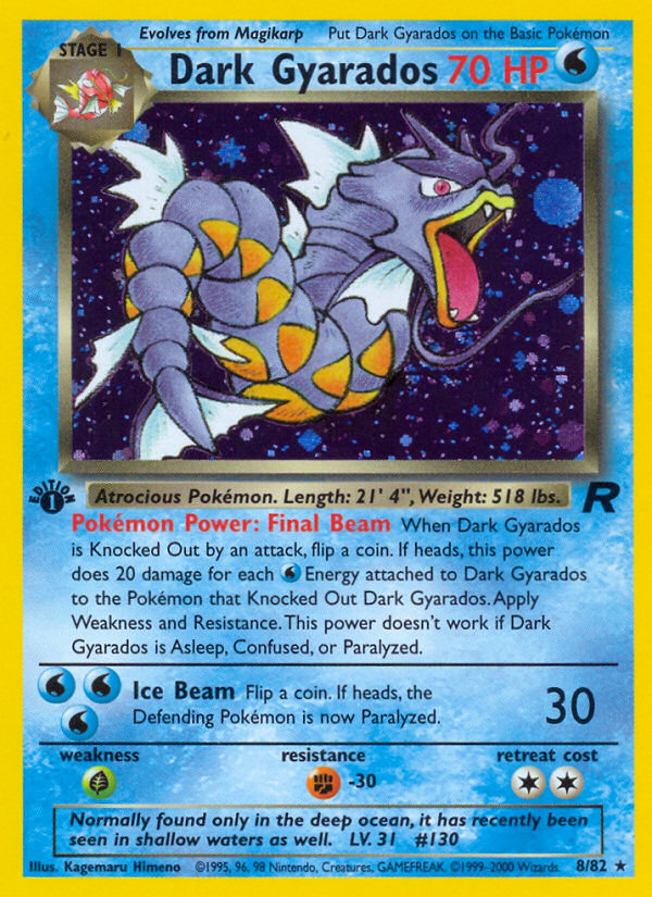 Dark Gyarados — illustrated card