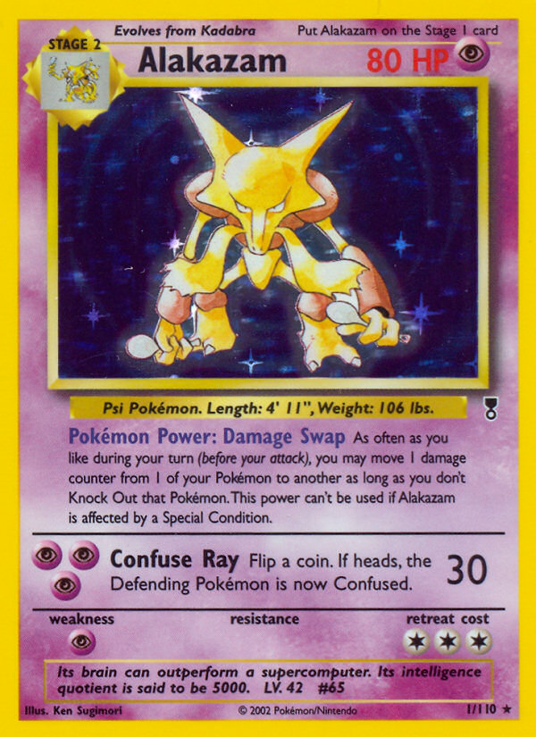 Alakazam — illustrated card
