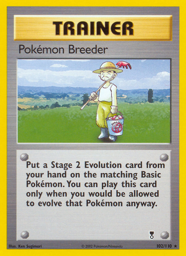 Pokémon Breeder — illustrated card