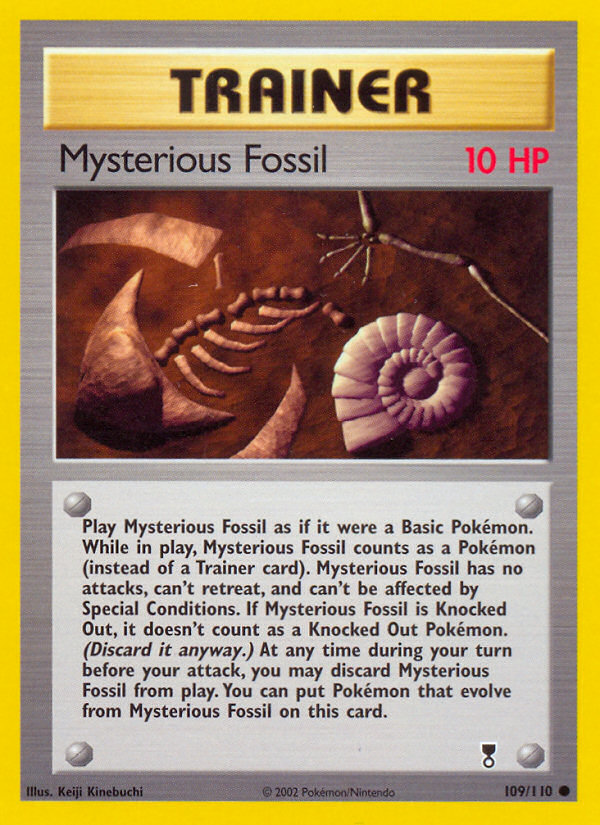 Mysterious Fossil — illustrated card
