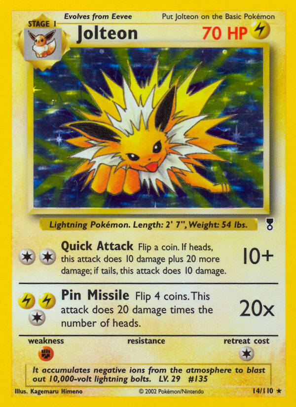Jolteon — illustrated card