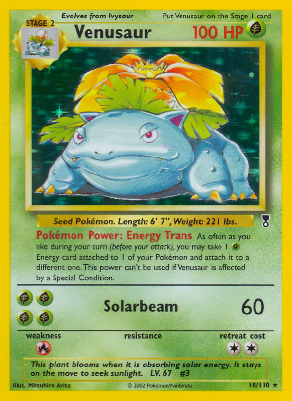 Venusaur — illustrated card