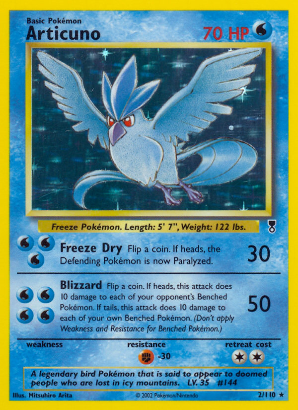 Articuno — illustrated card