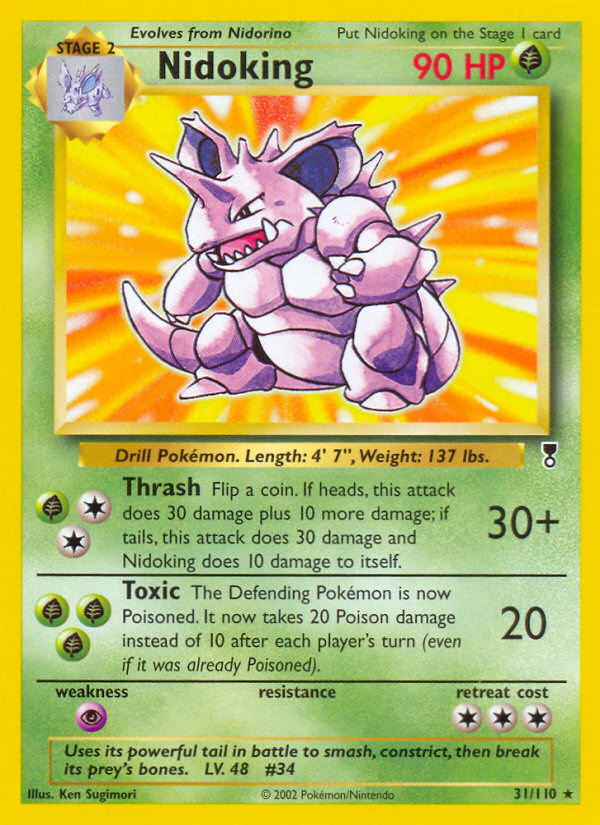 Nidoking — illustrated card