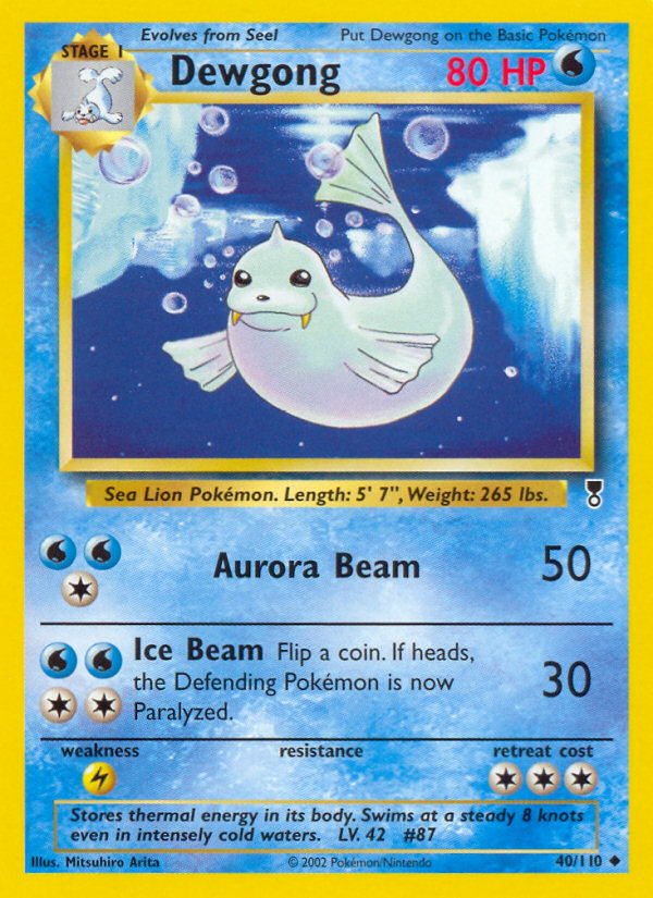 Dewgong — illustrated card