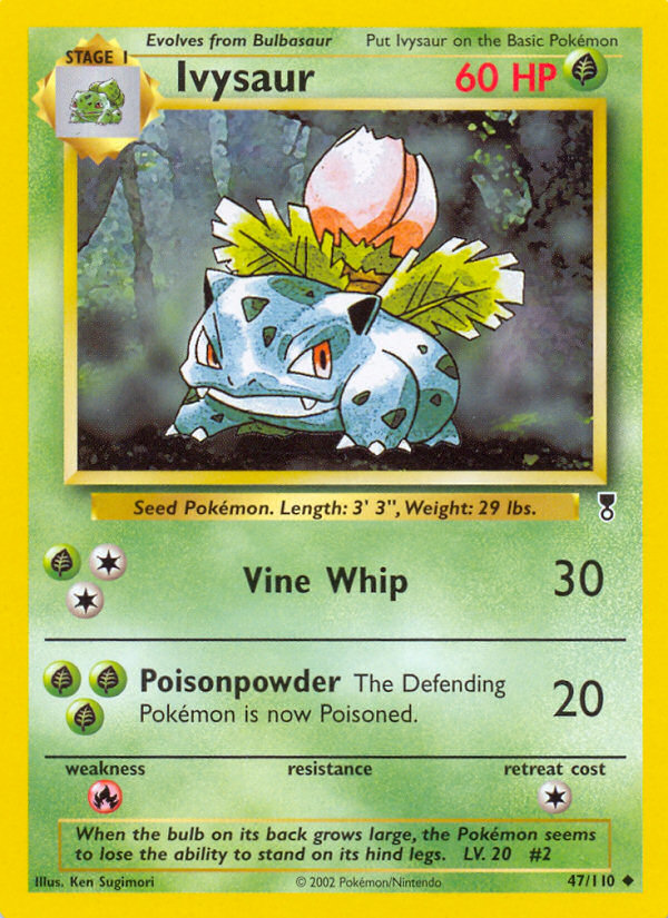 Ivysaur — illustrated card