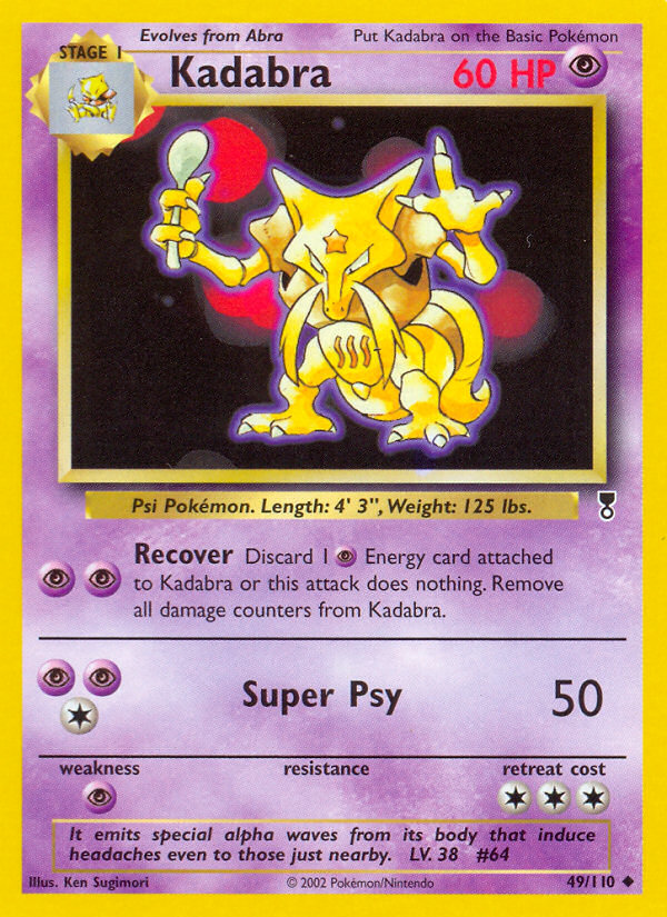 Kadabra — illustrated card