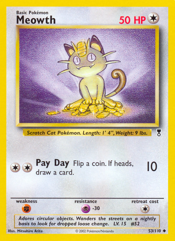 Meowth — illustrated card