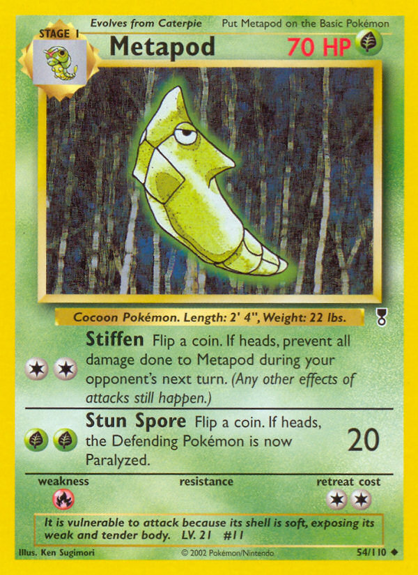Metapod — illustrated card