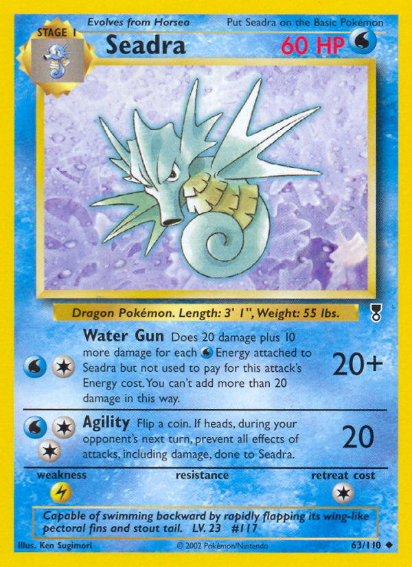 Seadra — illustrated card