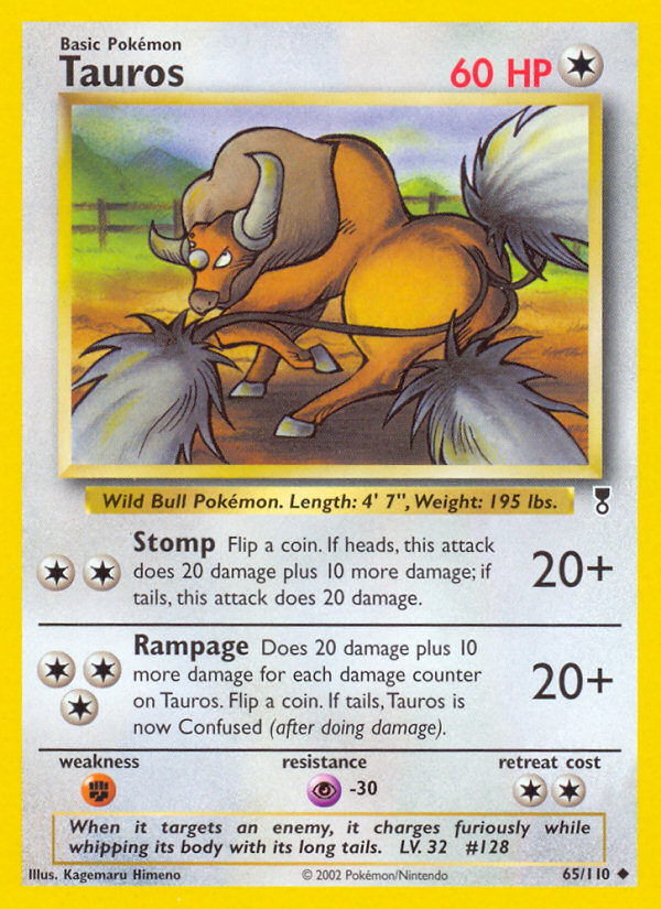 Tauros — illustrated card
