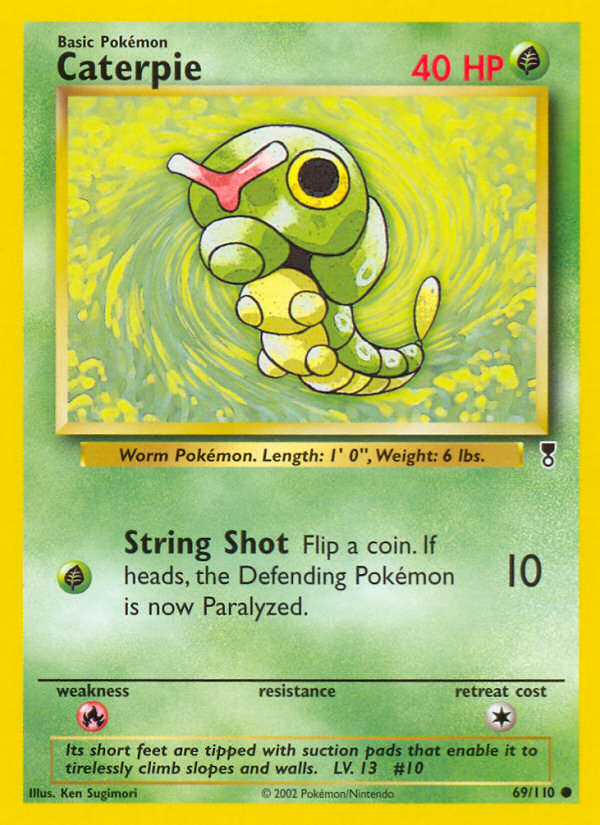 Caterpie — illustrated card