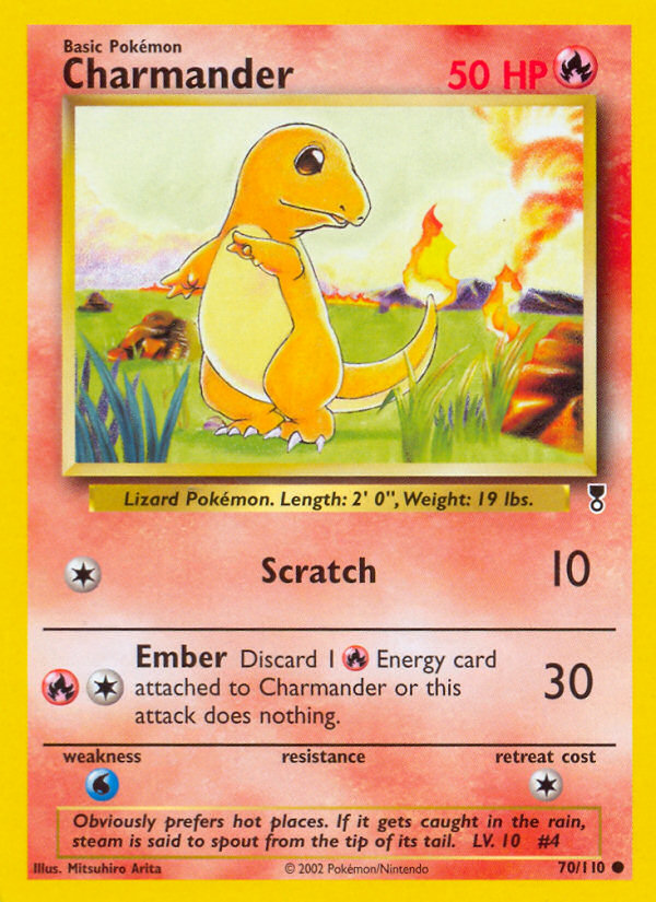 Charmander — illustrated card