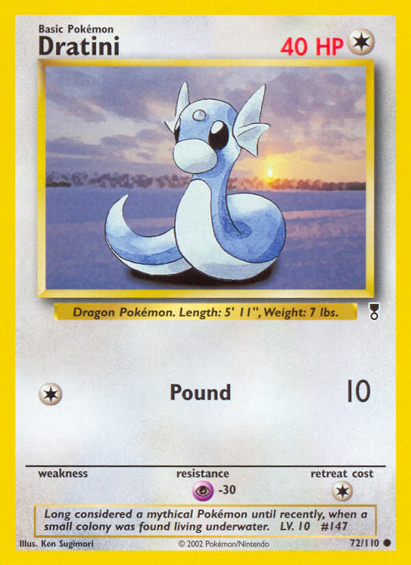 Dratini — illustrated card