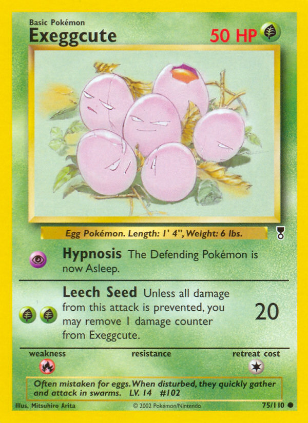 Exeggcute — illustrated card