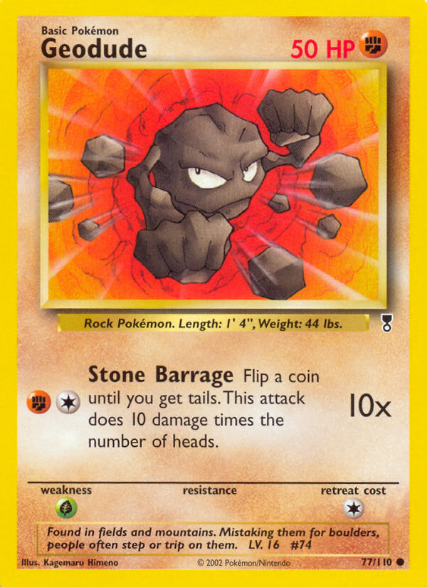 Geodude — illustrated card
