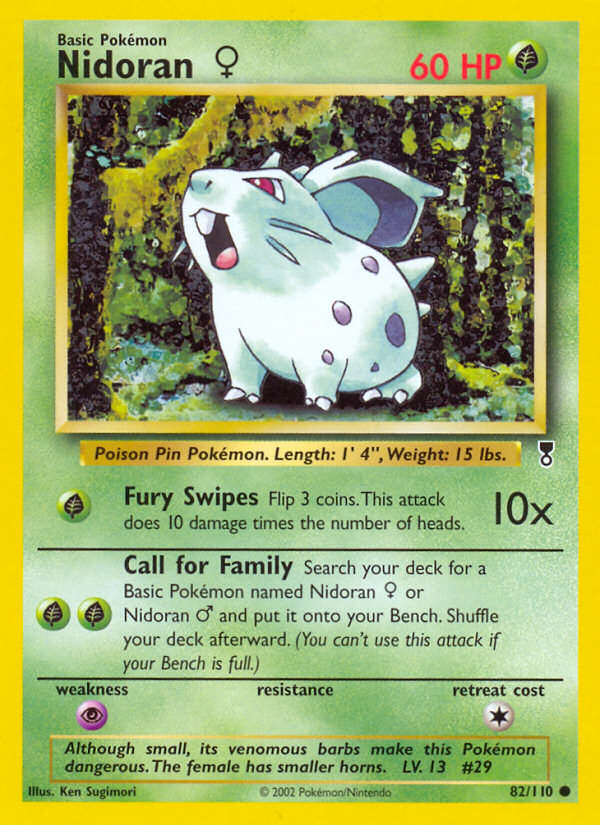 Nidoran ♀ — illustrated card