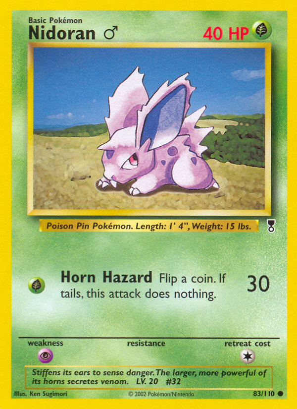 Nidoran ♂ — illustrated card