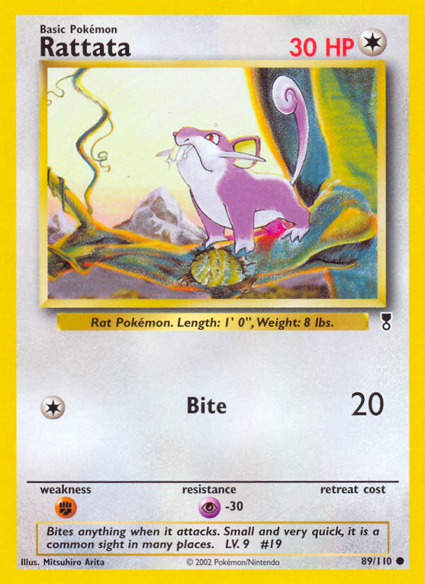 Rattata — illustrated card