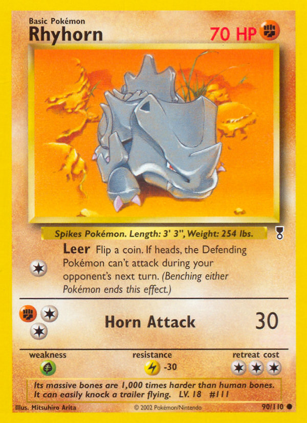 Rhyhorn — illustrated card