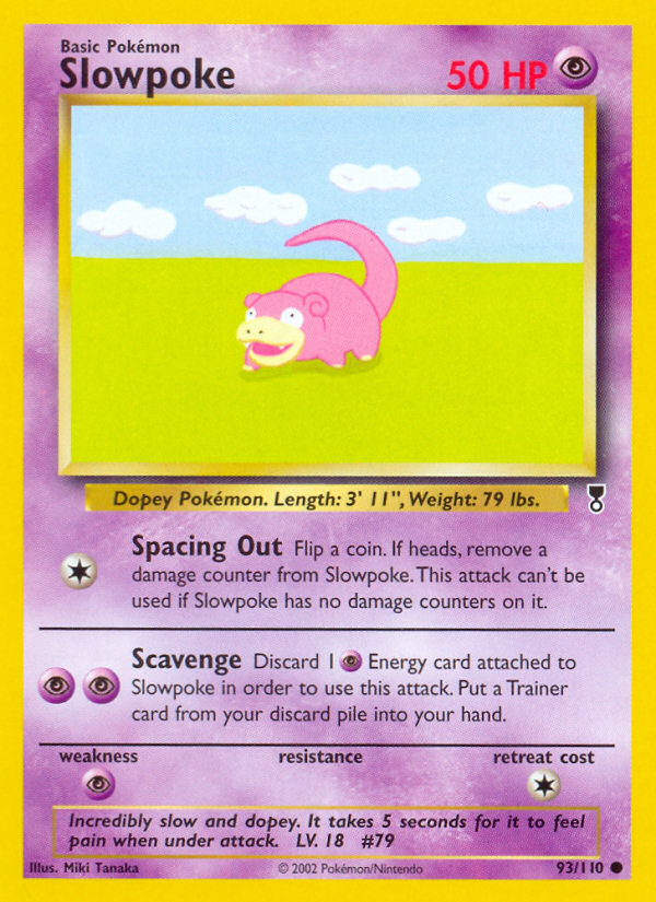 Slowpoke — illustrated card