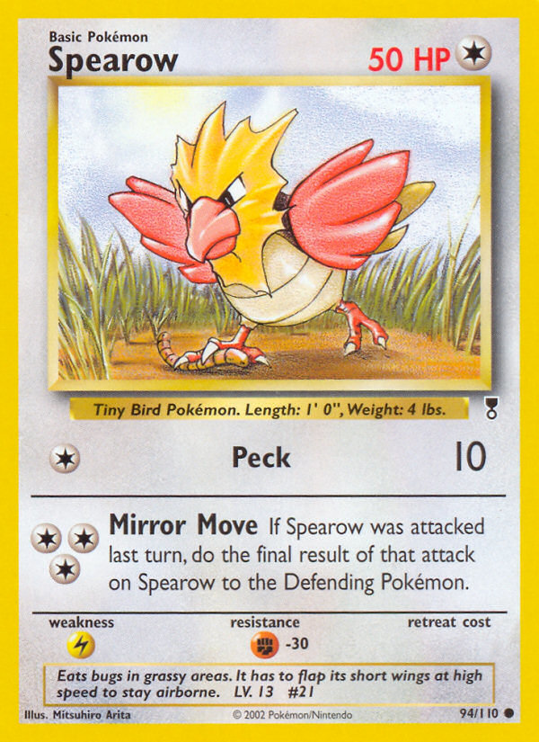 Spearow — illustrated card