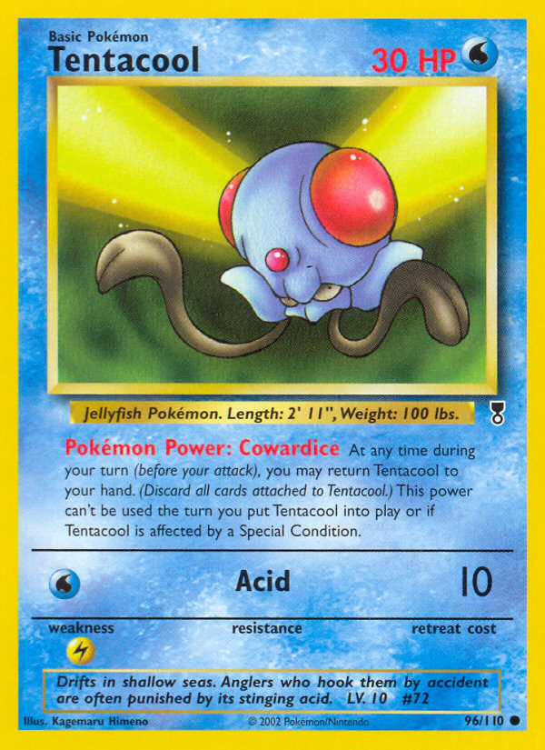 Tentacool — illustrated card