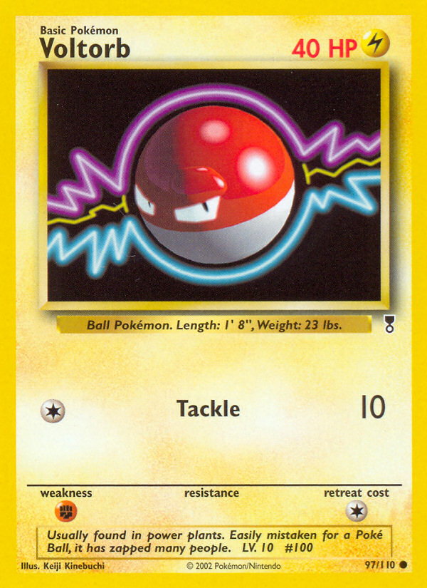 Voltorb — illustrated card