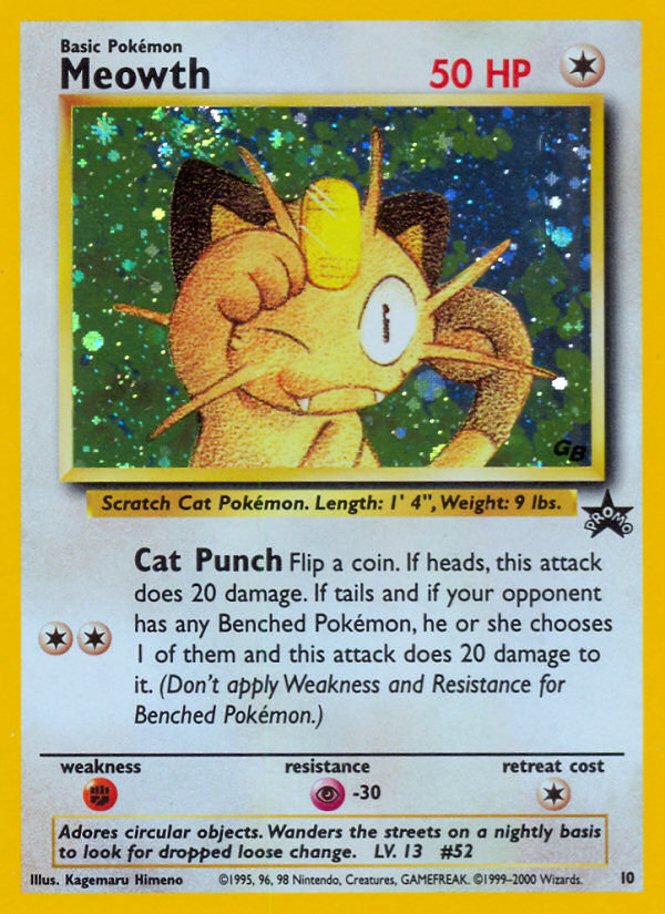 Meowth — illustrated card