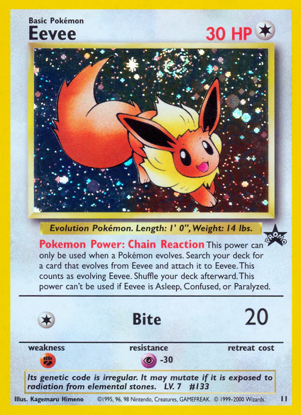 Eevee — illustrated card