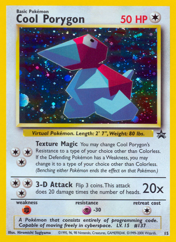 Cool Porygon — illustrated card