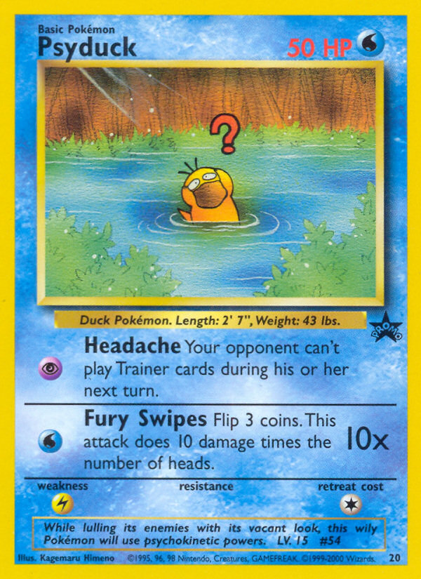Psyduck — illustrated card