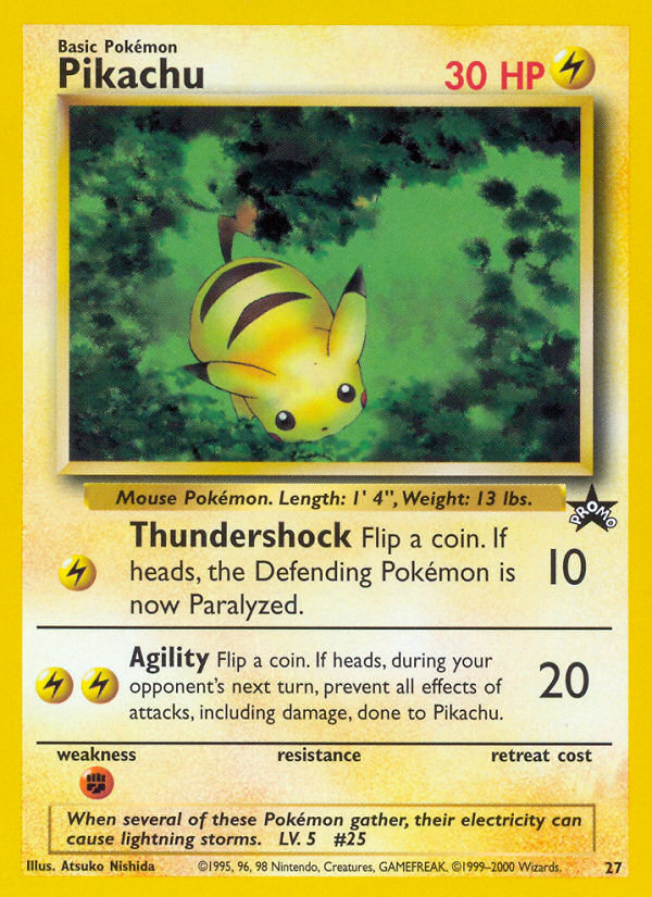 Pikachu — illustrated card