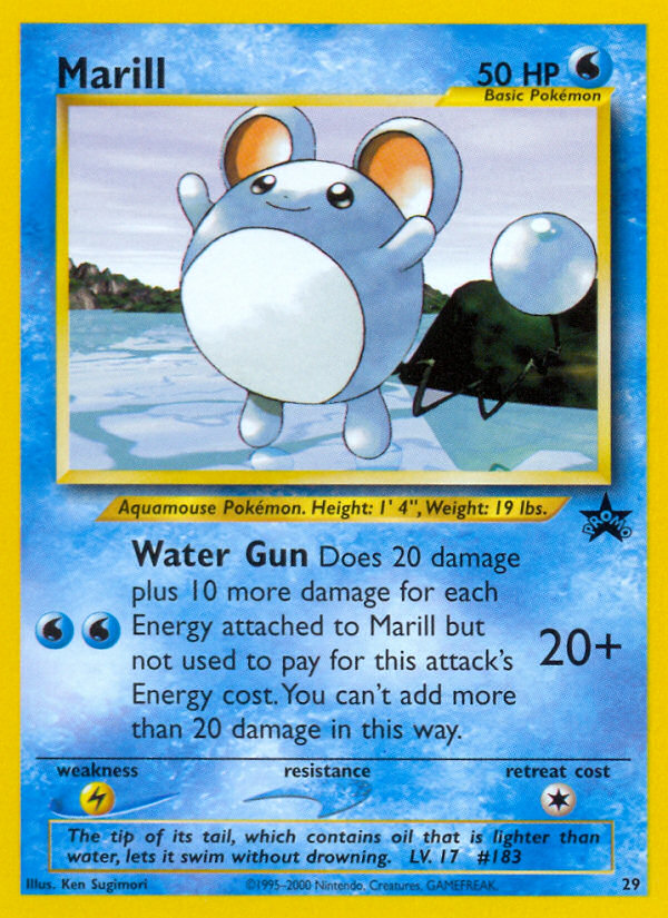 Marill — illustrated card