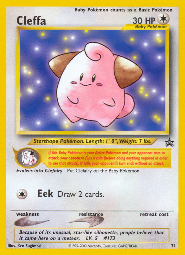 Cleffa — illustrated card