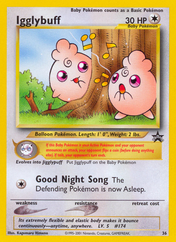 Igglybuff — illustrated card